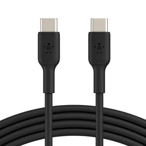 [BEL-MSC-ACC-CAB003BT-BK-123] Belkin CAB003BT1MBK - Cable de Carga Rápida USB-C to USB-C / 1mt / Negro 