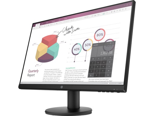 [HPE-MON-STD-P24V-BK-123] HP P24v G5 23.8&quot; LED-Backlit LCD Monitor - VGA + HDMI, VESA, 1920*1080, Black