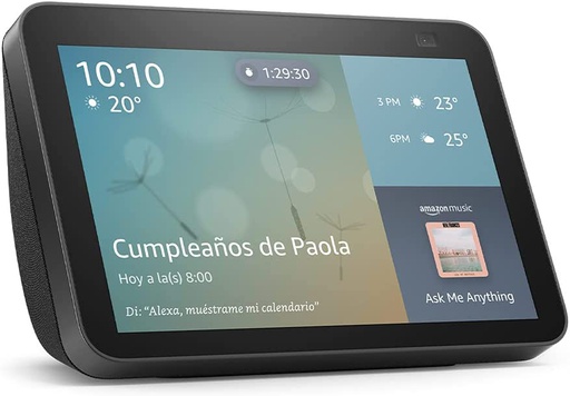 [AMA-MSC-GAD-ECHOSHOW-BK-123] Amazon Echo Show 8 - 2da Generación / Charcoal