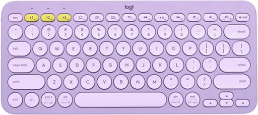 [LOG-HYM-KYM-920011150-PU-123] Logitech K380 - Teclado Inalámbrico / Bluetooth / Español / Morado