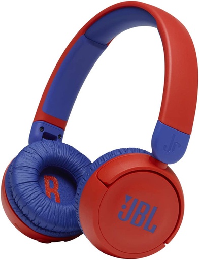 [JBL-HYM-WRL-JR310-RD-223] JBL JR310 BT Headset - Sonido seguro para niños, hasta 30 horas / Rojo