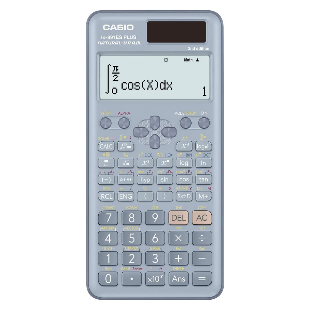 Casio Fx 991ES Plus 2nd Edition Scientific Calculator 417 Functions Blue Saga 2 Go