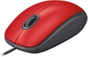 Logitech 910-006755 Ratón Óptico M110 Silent / Conexión USB / Rojo