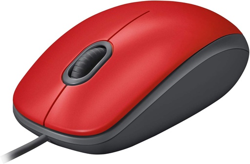 [LOG-HYM-KYM-910006755-RD-323] Logitech 910-006755 Optical Mouse M110 Silent / USB Connection / Red