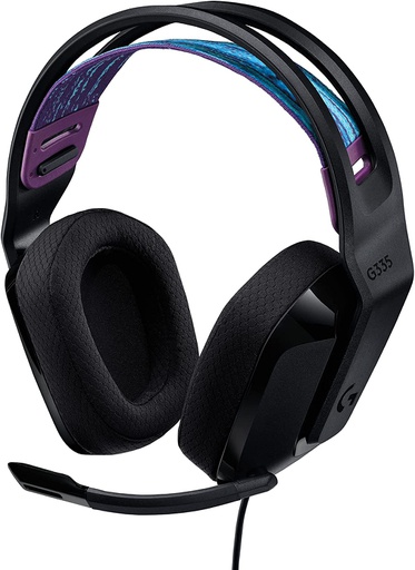 [LOG-HYM-GAM-981000977-BK-323] Logitech G335 Auriculares estéreo con Micrófono para Juegos - 3.5mm / Negro