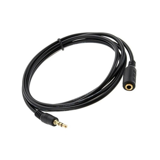 [ZOE-AUD-CBL-MLY01615-BK-323] Zoecan MLY-016-15 Cablex Extensión de Auxiliar 3.5mm - 1.5m