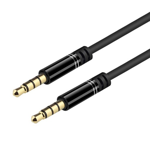 [ZOE-AUD-CBL-ZO0201-BK-323] Zoecan ZO-020-1 Cable Aux de 4 Polo - 1.0m