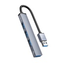 ORICO AH-A13-GY Hub USB3.0 de 4-Puertos - Gris