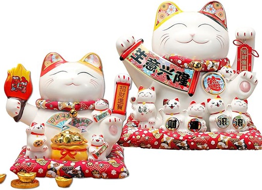 [GNC-MSC-TOY-NEKOXL-NA-323] Maneki-Neko Lucky Cat - Large