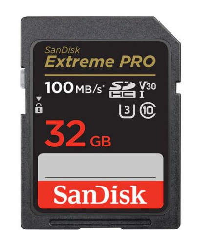 [SAN-MEM-MSD-SDSDXXO032GN4IN-BK-323] SanDisk Extreme Pro SDHC - Memory Card 32GB / SDHC UHS-I / Class 10