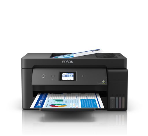 [EPS-PRT-INK-C11CH96301-BK-323] Epson EcoTank L14150 - Impresora Multifuncional Inyección de tinta / Formato Ancho / USB / WiFi / Negra