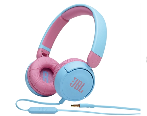 [JBL-AYM-ECL-JR310-BL-423] JBL JR310 Headset - Save Sound for Kids,. up to 30 Hours / 3.5mm / Blue