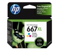 HP 667XL Tricolor Cartucho de Tinta 