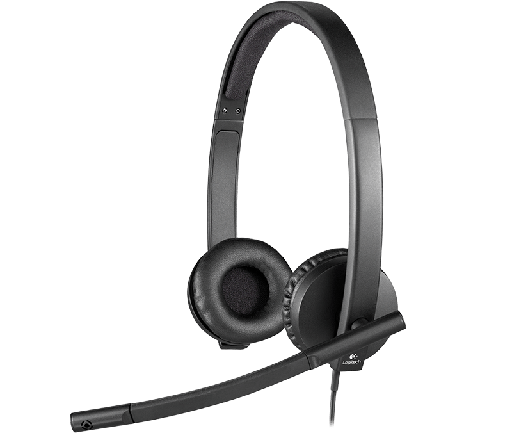 [LOG-HYM-CN-98100574-BK-420] Logitech H570E Headset / USB / Black