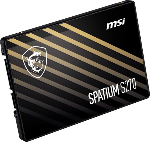 [SSD-PAR-MSI-440E350-BK-124] MSI S270 SPATIUM 480GB SSD - 2.5&quot; / SATA III / 6Gb/s