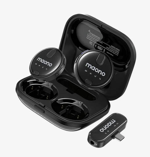 [MNO-GAM-MIC-WM620-224] Maono WM620 Wireless Microphone Type-C receiver+2 Microphones