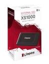 Kingston XS1000R - Portable External Disk / 2TB SSD / USB 3.0 / Black