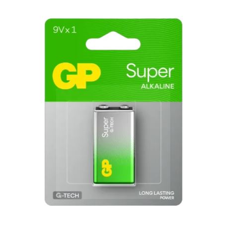 [GPA-MSC-BAT9V-NA-224] GP 9V Super Alkaline Battery 1 PK