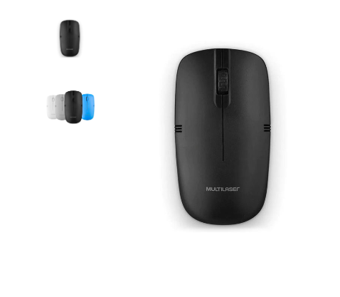 [MUL-ACC-ACC-MO285-BK-224] Multilaser MO285 - Mouse Wireless / USB / Colores Variados 