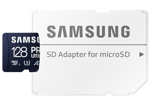 [SAM-MEM-MSD-MY128SA-NA-324] Samsung Pro Ultimate - MicroSDXC Memory 128GB / UHS-I U3 / Class10 / 4K / With Adapter 