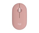 Logitech 910-007048 Pebble Wireless Mouse M350S / Bluetooth / 2.4GHz / Pink