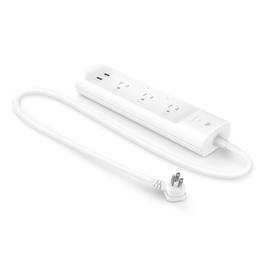 [ACC-NET-TPL-KP303US-WH-324] TP-LINK KP303(US) Smart Wi-Fi Power Strip 3-Outlet + 2-USB