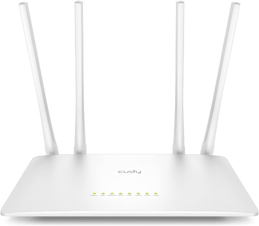 [NET-WIR-CUD-WR1200-WH-324] Cudy WR1200 AC1200 Router WiFi Dual-Band Mu-Mimo