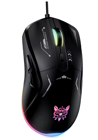 [OKA-MSC-ACC-CW917CABLE-BK-424] Onikuma CW917  Mouse Gaming RGB with Cable