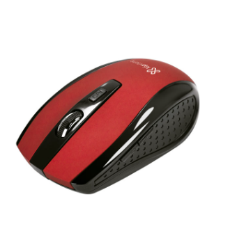 [KLP-MSC-ACC-KMW340RD-424] KLIP KMW-340RD Klever - Ratón Inalámbrico / 2.4GHz / Rojo