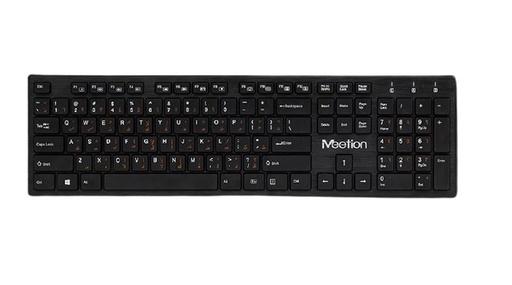 [MET-KYM-ACC-WK841-BK-420] Meetion WK841 Teclado Inalambrico Estándar - USB / Negro