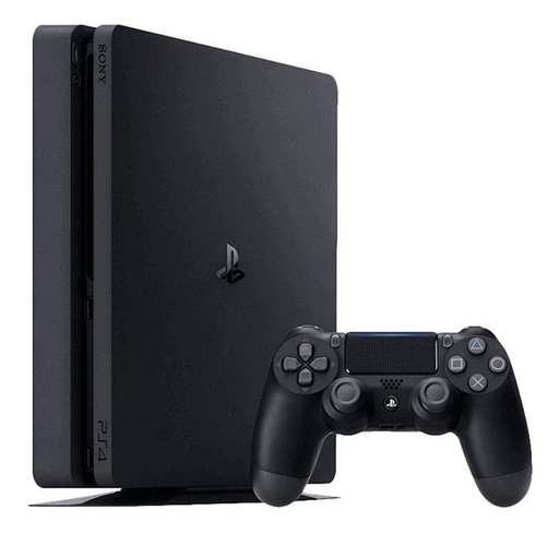 [GAM-CON-SON-PS4SLIM-BK-424] Sony PS4 Slim 500GB Consola Gamer - 1 GamePad Incluido /  Empaque Eco-Amigable / Negro