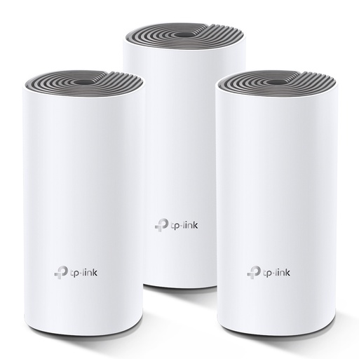 [NET-WIR-TPL-DECOE43PACK-WH-121] TP-LINK Deco E4 AC1200 Whole Home Mesh Wi-Fi System 3 Pack 