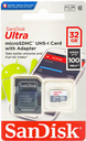 Sandisk Ultra microSDHC UHS-I Tarjeta de Memoria