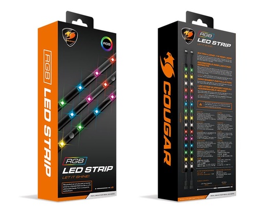 [COU-GAM-ACC-CFSTRRGB-NA-420] Cougar Tira Led RGB / 35cm