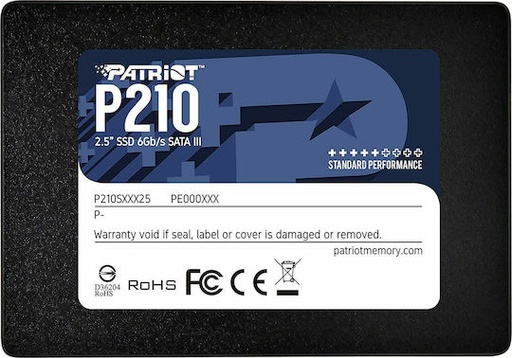 [SSD-PAR-PAT-P210S512G25-NA-225] Patriot P210 - SSD 512GB / SATA
