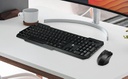 Xtech XTK-309S - Wireless multimedia mouse and keyboard combo / Black / Spanish