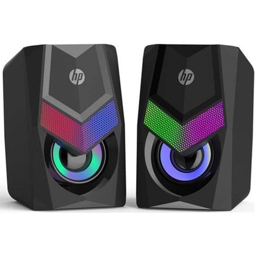 [BOC-GAM-HPE-DHE6000-BK-225] HP DHE-6000 Wired Speaker with RGB Backlight
