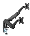 Genérico M3B - Soporte brazo Articulado de Mesa para 2 Monitor hasta 32" / VESA / Space Gray