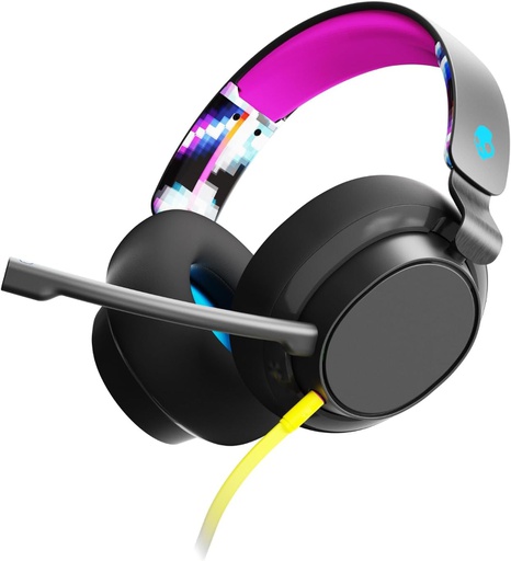 [SKULL-AYM-S6SYYP003-NA-425] Skullcandy SLYR Gaming / Audífonos de Cable 3.5mm para niños / Negros